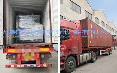 整套中瑞制氧系統入裝40尺高柜，發貨中東地區